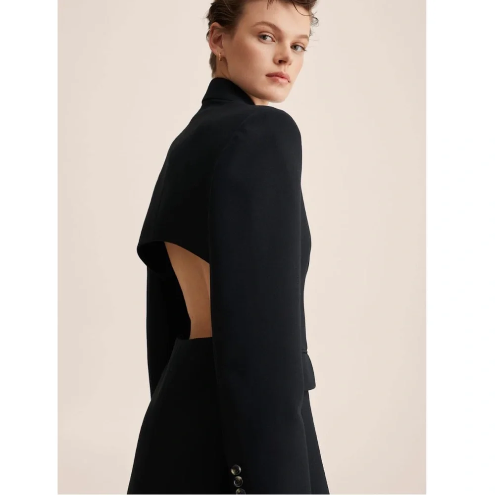 Mango Structured Blazer with Cut-Out_6
